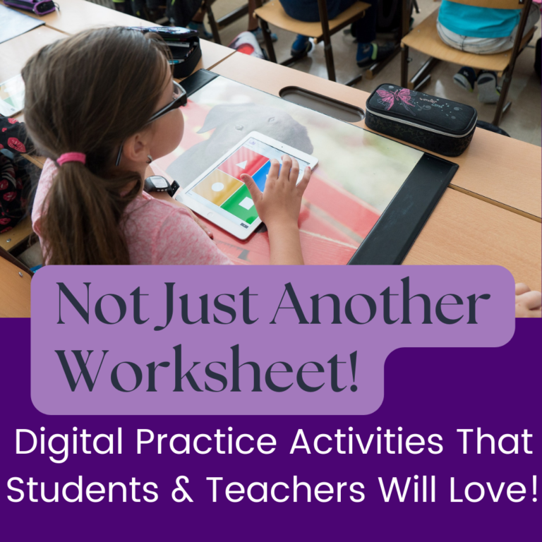 Not Just Another Worksheet – Easy Digital Activities Your Students Will Love!