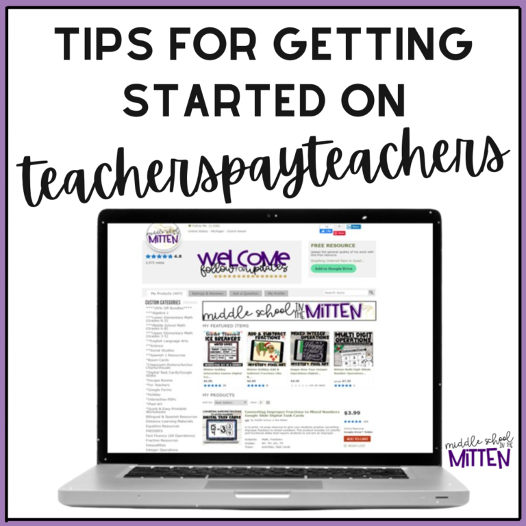 5 Quick Tips for Selling on TeachersPayTeachers!